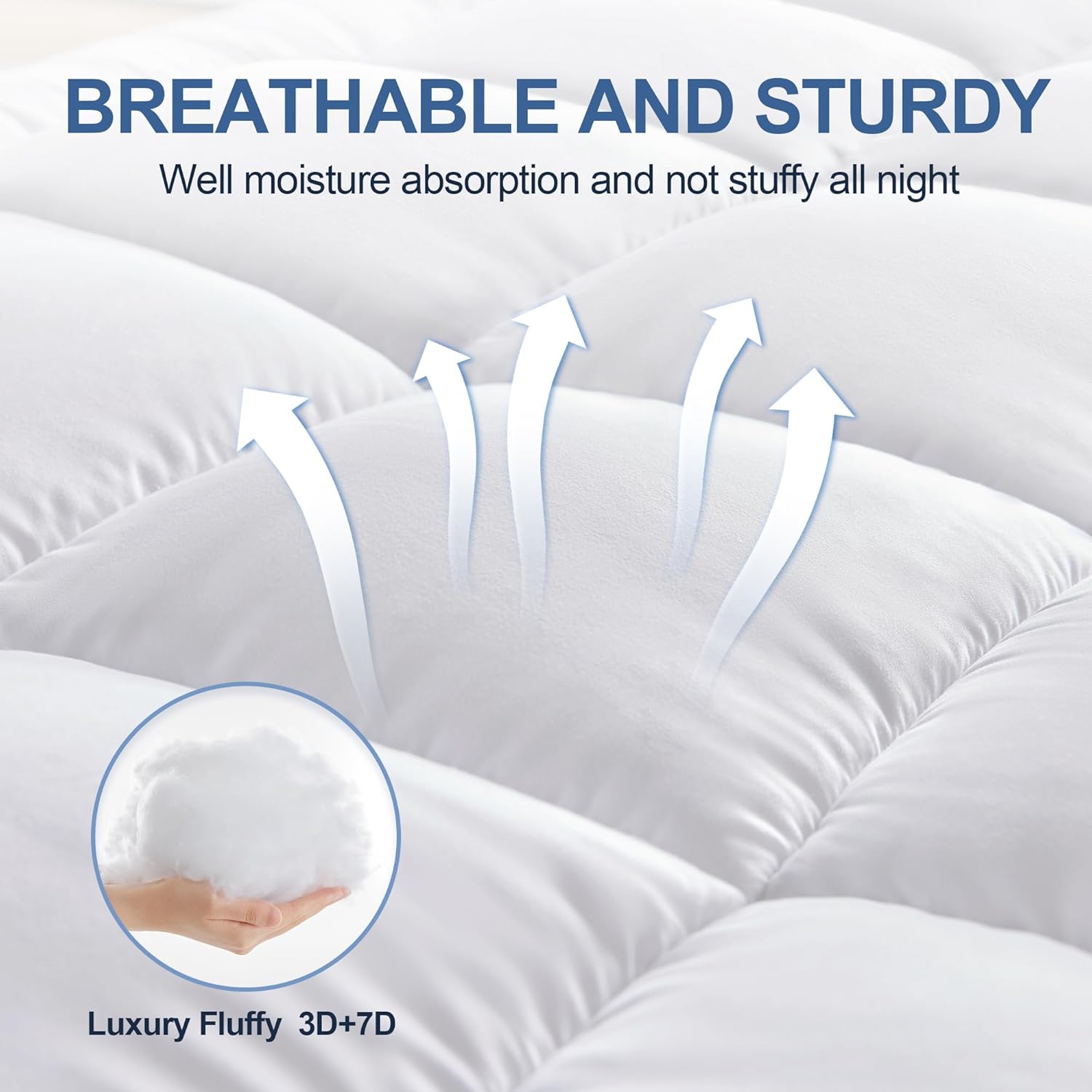 Mattress Topper 4" Inch/10cm